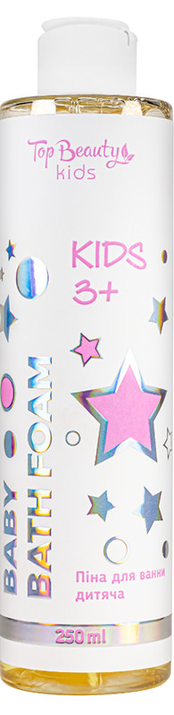 Пена для ванны детская возраст 3+ Top Beauty, 250 мл