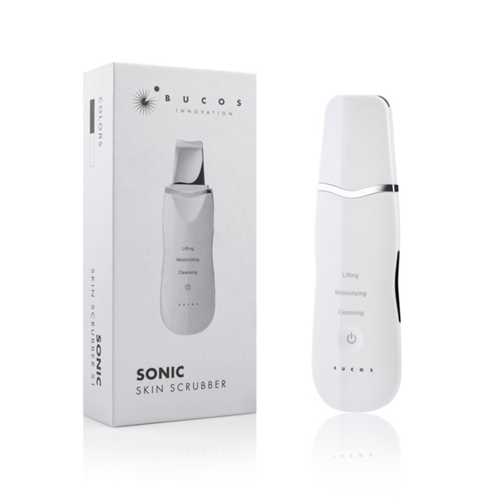 Ультразвуковий іонний очищувач шкіри Sonic Skin Scrubber S1 Bucos (Білий) на beauty-prof.com Фото 4 Ультразвуковий іонний очищувач шкіри Sonic Skin Scrubber S1 Bucos (Білий) Фото 4