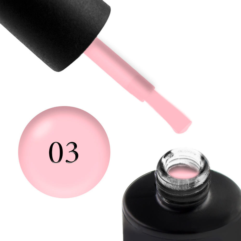 База для гель-лака Rubber Comouflage № 3 Base Coat Couture Colour, 9 мл