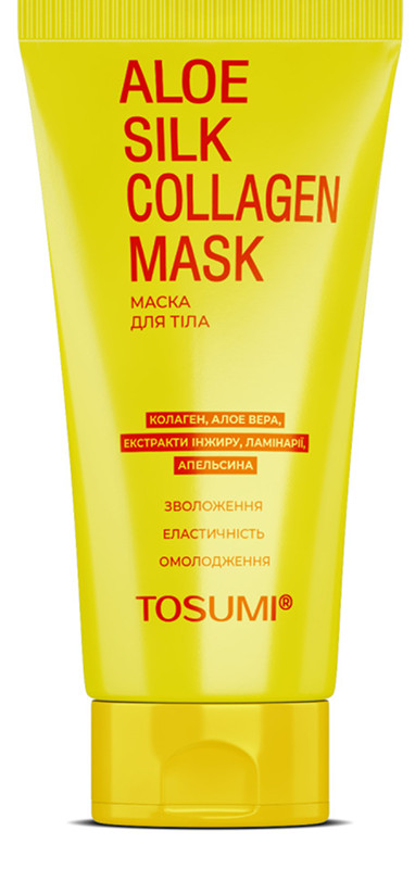Маска колагенова для тіла AloeSilk Collagen Mask TOSUMI, 250 мл