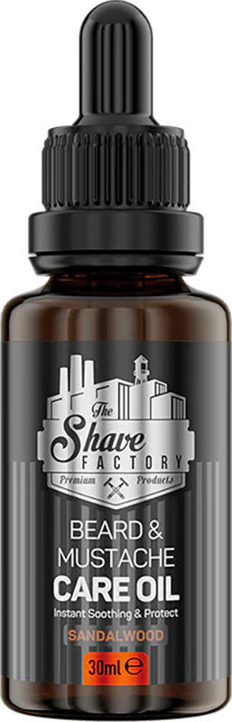 Масло для бороды и усов Sandalwood Beard & Moustache Care Oil The Shave Factory, 75 мл