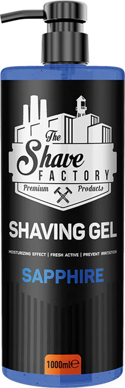 Гель для гоління Sapphire Shaving Gel The Shave Factory, 1000 мл