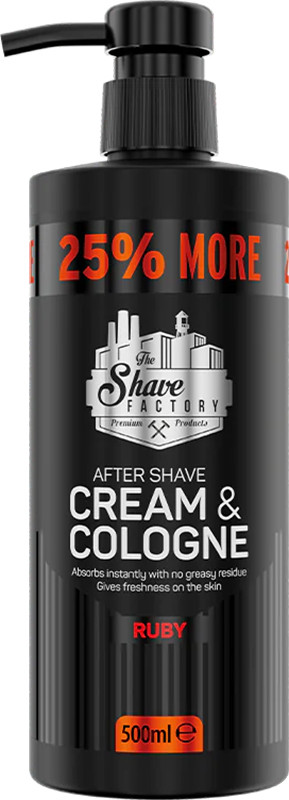 Крем – одеколон Ruby 2in1 Cream & Cologne The Shave Factory, 500 мл