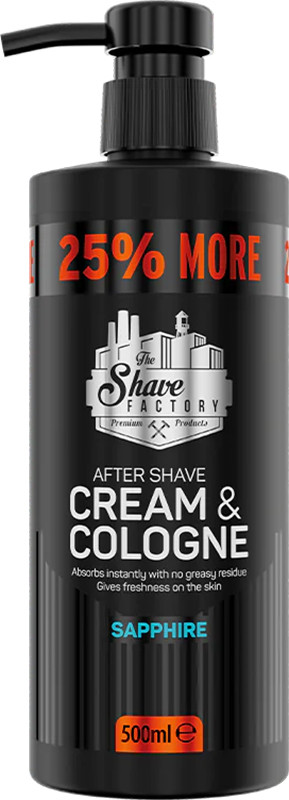 Крем - одеколон Sapphire 2in1 Cream & Cologne The Shave Factory, 500 мл