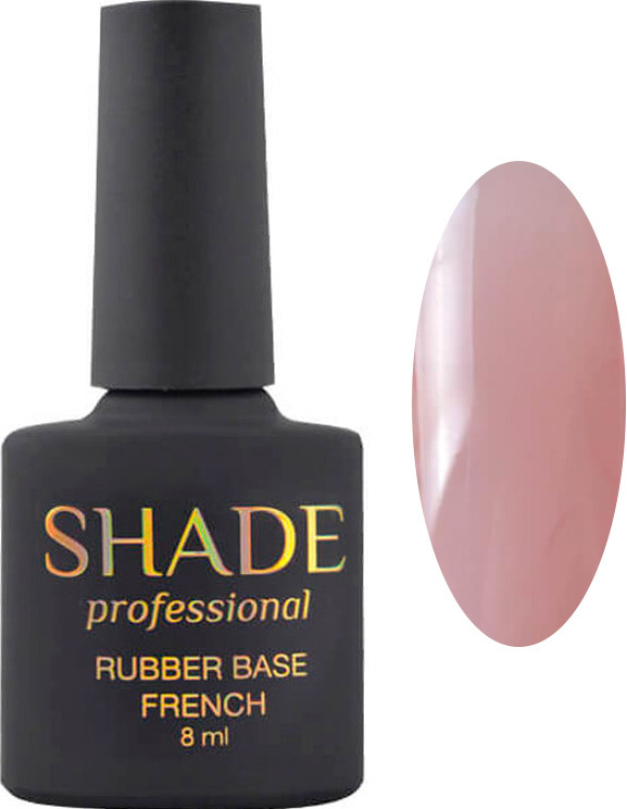 Основа каучуковая френч FB10 (прозрачный пудровый) Shade, 8 мл