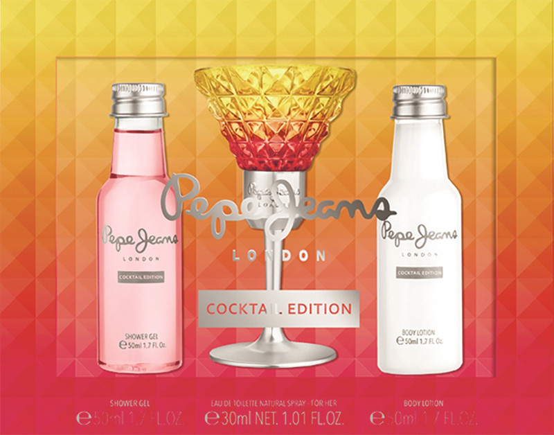 Набор Cocktail Edition Pepe Jeans (туалетная вода для женщин 30 мл + лосьон для тела 50 мл + гель для душа 50 мл)
