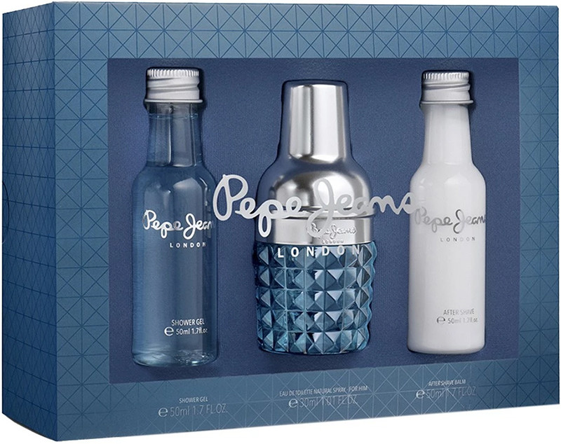 Набір Pepe Jeans For Him (туалетна вода для чоловіків 30 мл + гель для душу 50 мл + засіб після гоління 50 мл) 