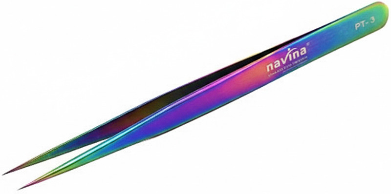 Пинцет для наращивания ресниц Navina PT-3 П21624 YRE