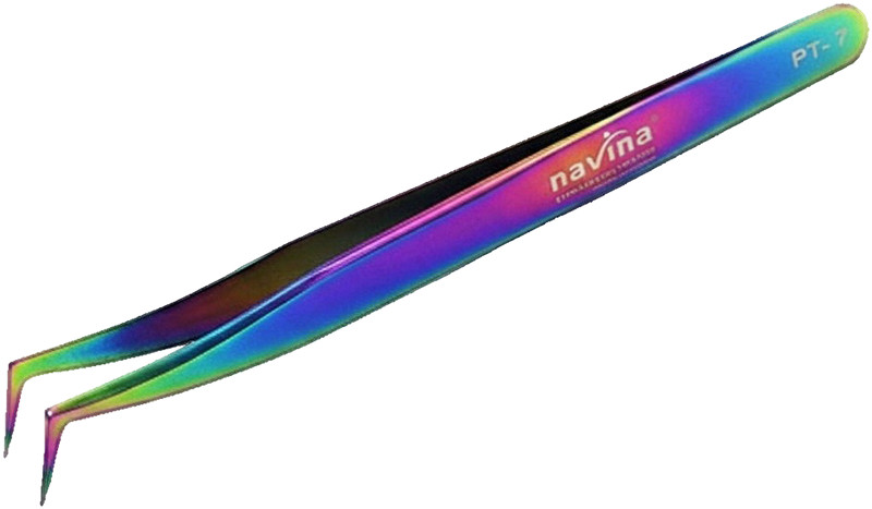 Пинцет для наращивания ресниц Navina PT-7 П21626 YRE