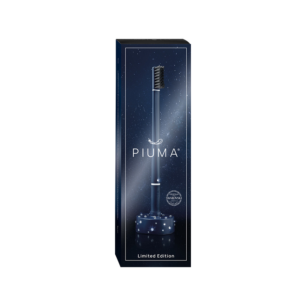 Набір PIUMA &SWAROVSKI синього кольору з камінням (Зубна щітка + база ) Piuma Фото 4