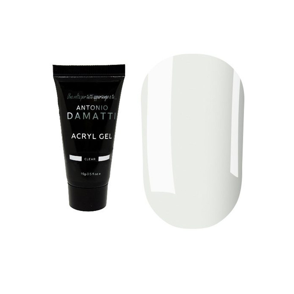 Акрил-гель для ногтей Clear ANTONIO DAMATTI 15 ml