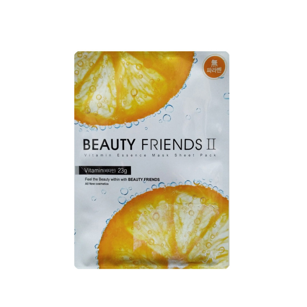 Маска тканинна для обличчя з вітаміном Beauty Friends