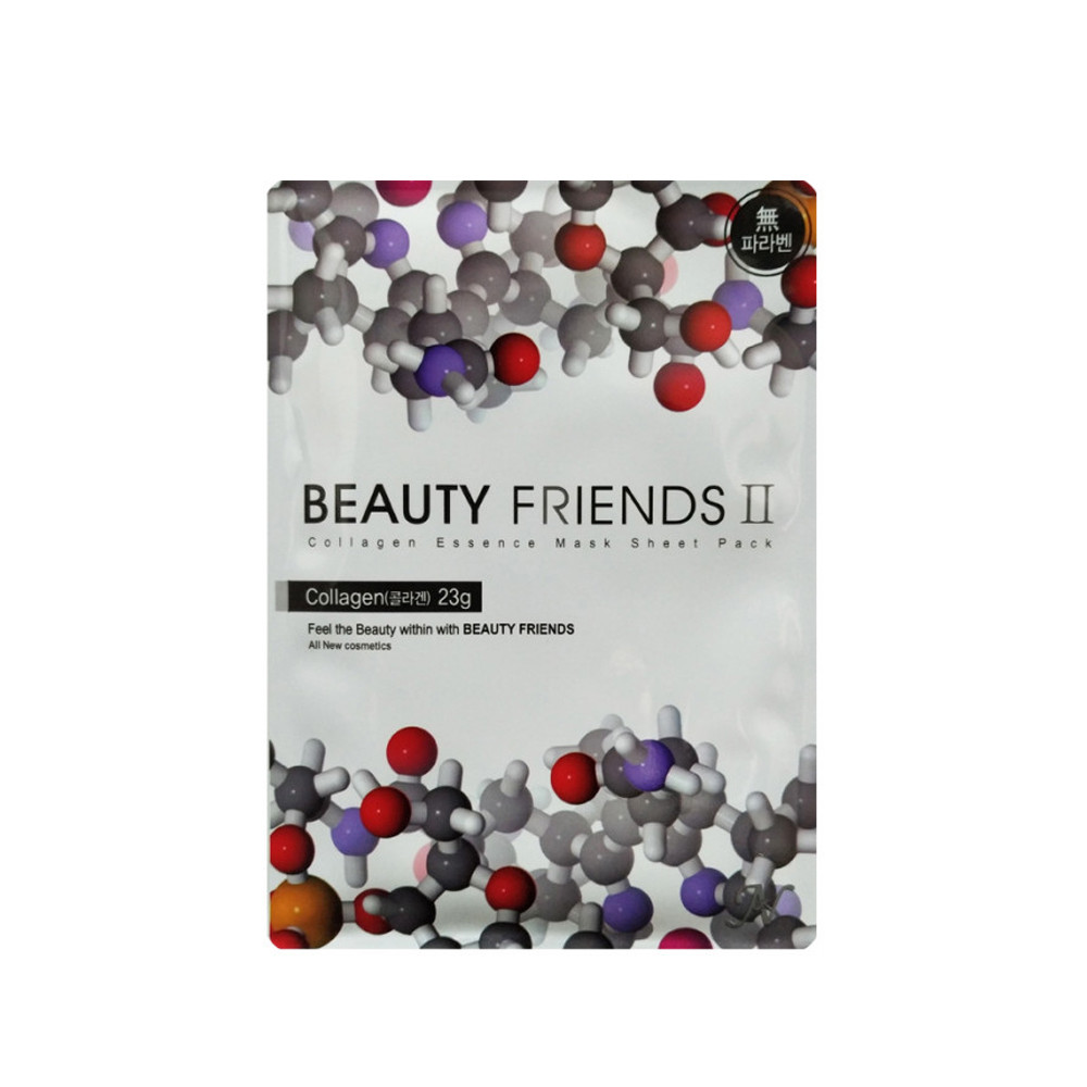 Маска тканевая для лица с коллагеном Beauty Friends