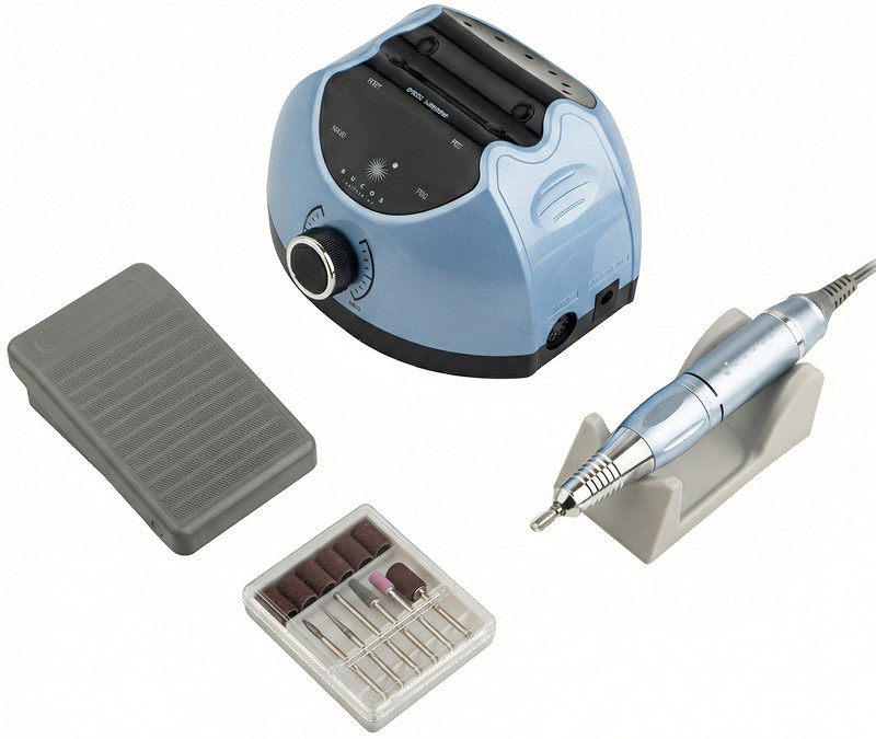 Фрезер для манікюру 65W/35000 об. BUCOS Nail Drill X4 PRO BLUE OCEAN  Фото 5 