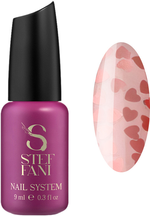 Топ для гель-лаку без липкого шару Top Heart Pink Steffani, 9 мл