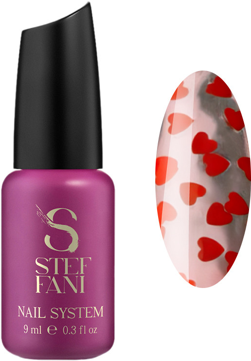 Топ для гель-лаку без липкого шару Top Heart Red Steffani, 09 мл