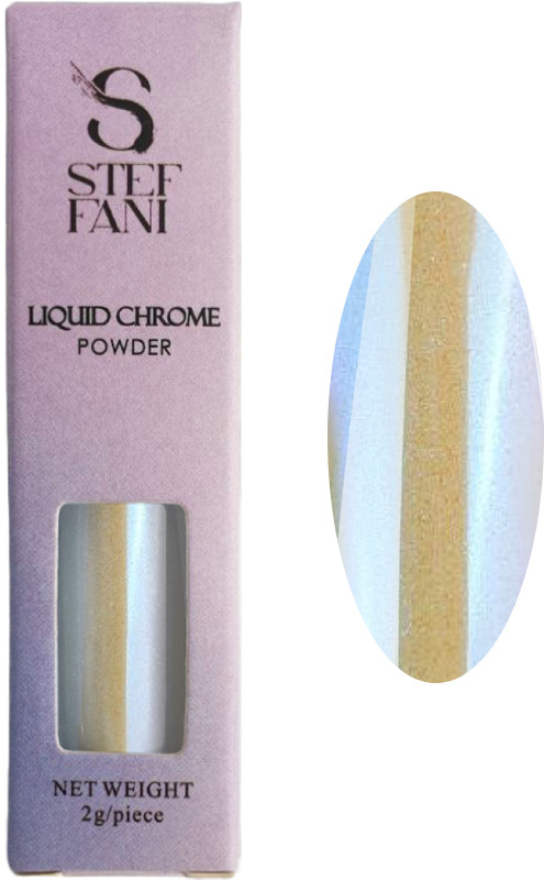 Втирка жидкая Liquid chrome 02 Steffani, 2г