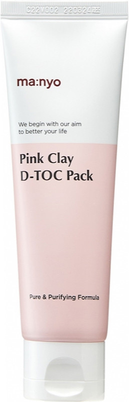 Маска глиняна для глибокого очищення пір Manyo Pink Clay D-TOC Mask, 75 мл