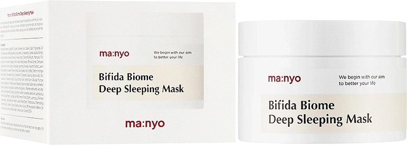 Маска нічна відновлювальна з пробіотиками Manyo Bifida Biome Deep Sleeping Mask, 100 мл  Фото 2 