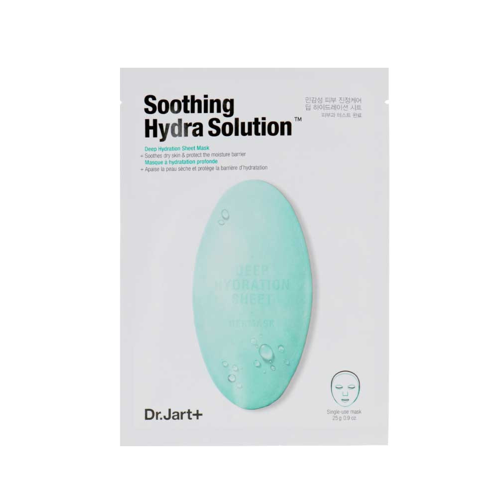 Маска для обличчя заспокійлива Soothing Hydra Solution Dr. Jart+, 25 гр 