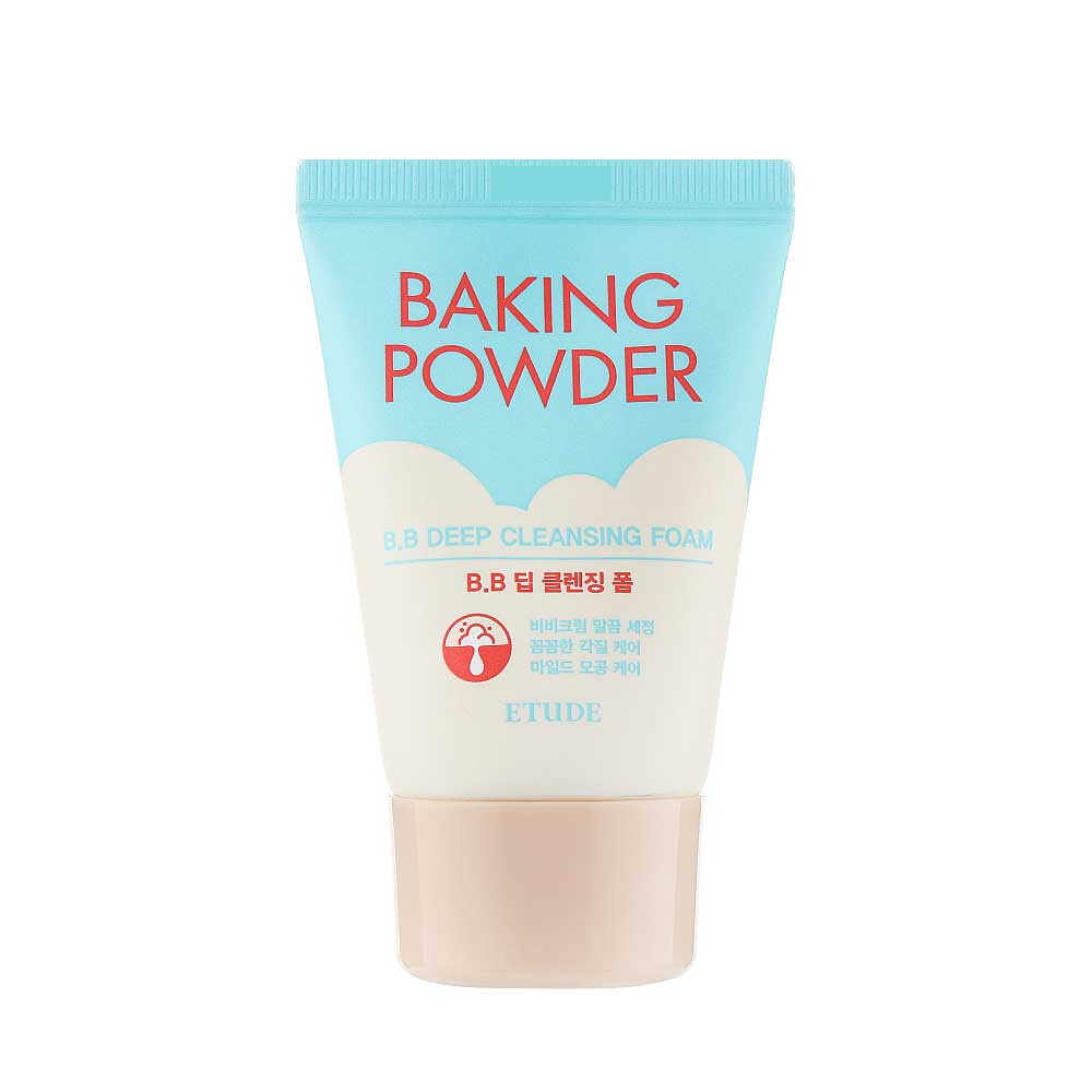 Пінка для глибокого очищення і зняття макіяжу Baking Powder BB Cleansing Foam Etude House, 30 мл