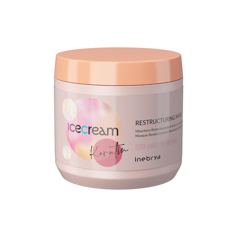 Маска для волос восстанавливающая с кератином Keratin Restructuring Mask Inebrya, 500 мл