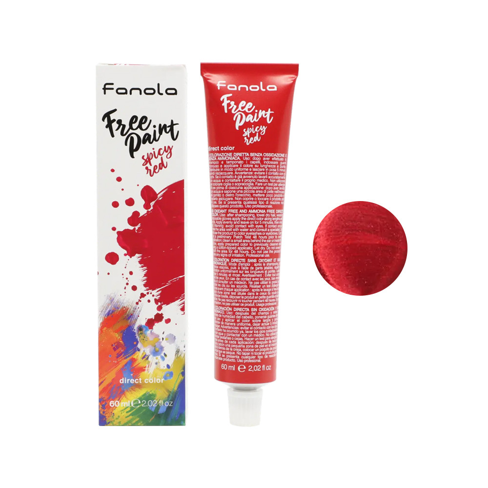 Пигмент прямого действия острый красный Free Paint, 60 мл