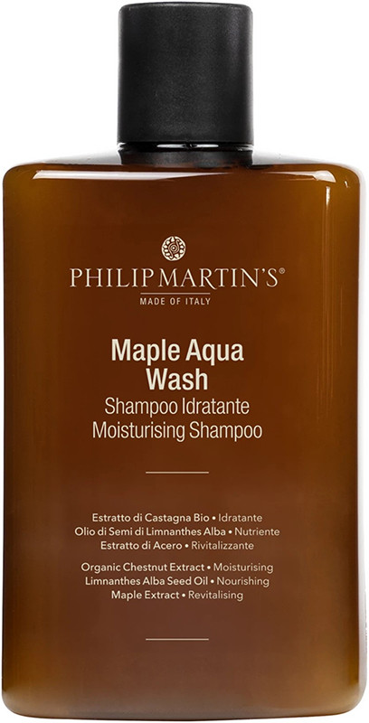 Шампунь для волос увлажняющий с кленовым экстрактом Maple Aqua Wash Philip Martin`s, 320 мл