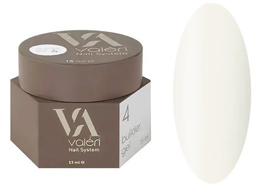 Гель для наращивания 04 Builder Gel VALERI, 15 мл
