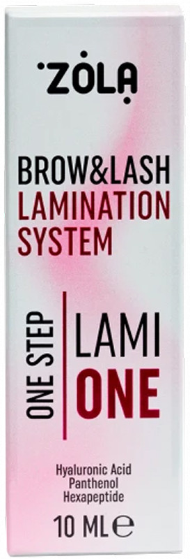 Моносистема ламінування брів та вій LAMIONE ONE STEP ZOLA, 10 мл 