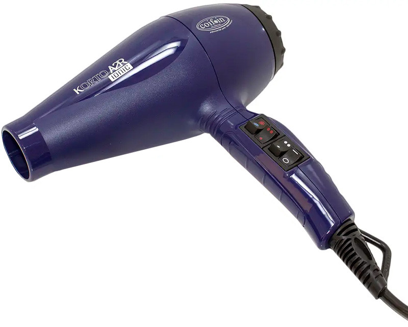 Фен для волос Korto A2 Ionic 2200-2400W синий Сoif`in 