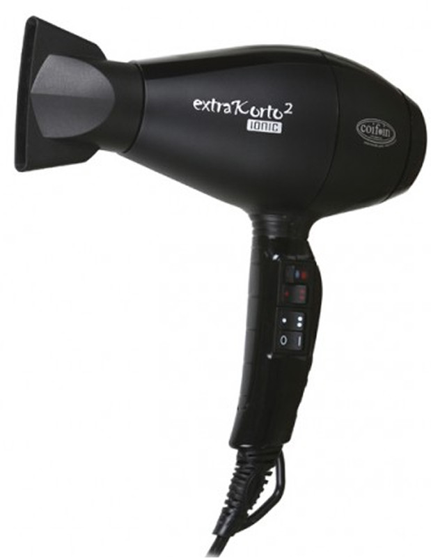 Фен для волосся ЕxtraКorto2 Ionic 2200-2400W чорний Сoif`in