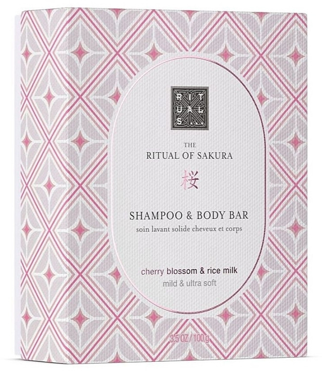Твердий шампунь-мило 2в1 The Ritual of Sakura RITUALS, 100 г на beauty-prof.com Твердий шампунь-мило 2в1 The Ritual of Sakura RITUALS, 100 г