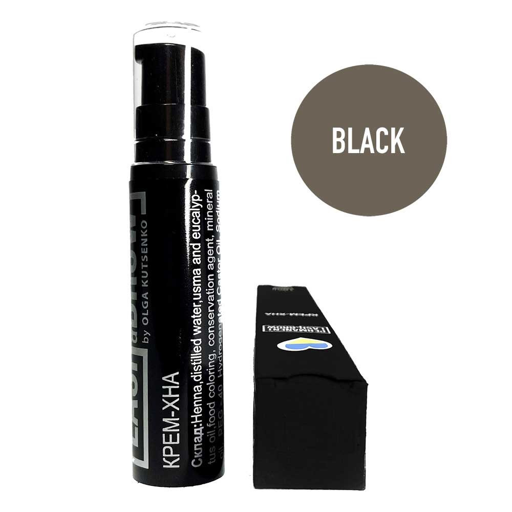 Крем-хна Permanent №6 чёрный Permanent Lash&Brow, 10 мл