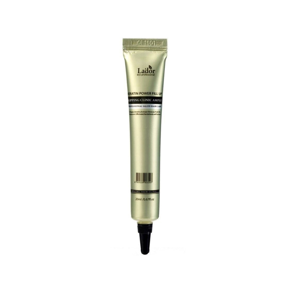 Відновлююча кератинова сироватка Keratin Power Fill Up Sleeping Clinic Ampoule LA'DOR, 20 мл