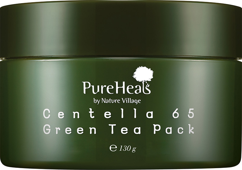 Восстанавливающая маска с экстрактом центеллы 65 и зеленым чаем Pureheal's, 130 г