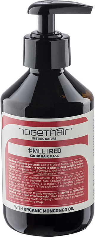 Оттеночная маска для волос красный Togethair, 250 мл