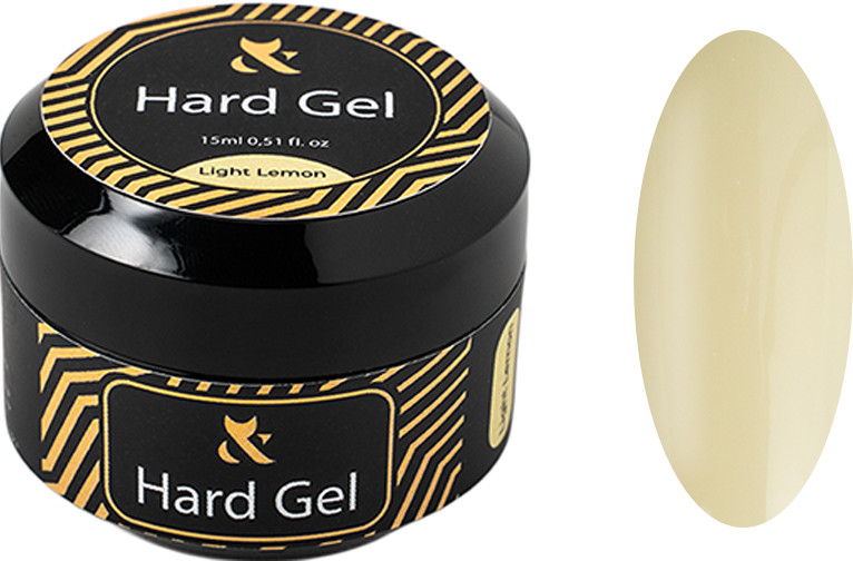 Будівельний гель рідкий Hard gel Cover Light Lemon F.O.X, 15 мл