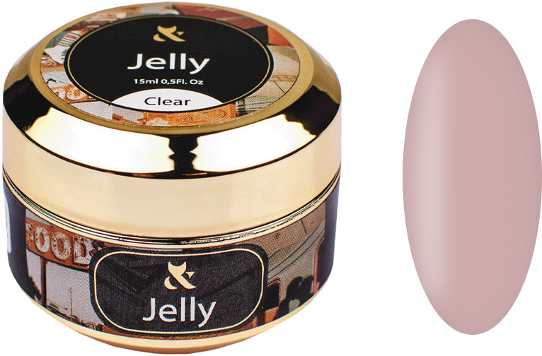 Будівельний гель-желе Jelly Cover Cappuccino F.O.X, 15 мл