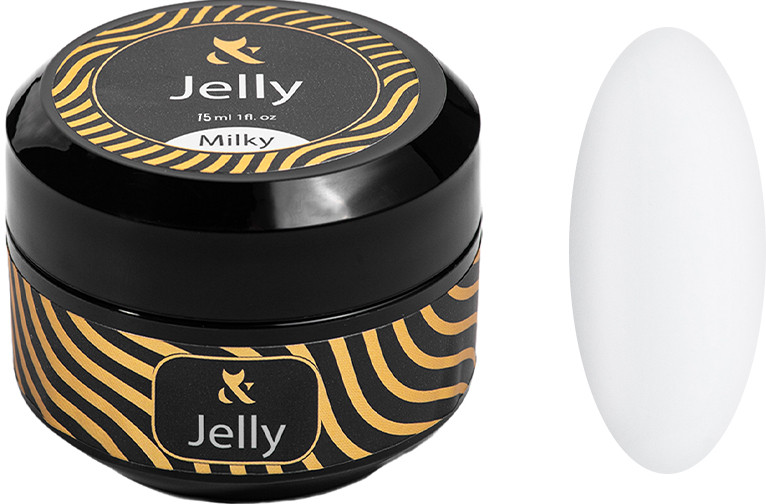 Будівельний гель-желе Jelly Cover Milky F.O.X, 15 мл