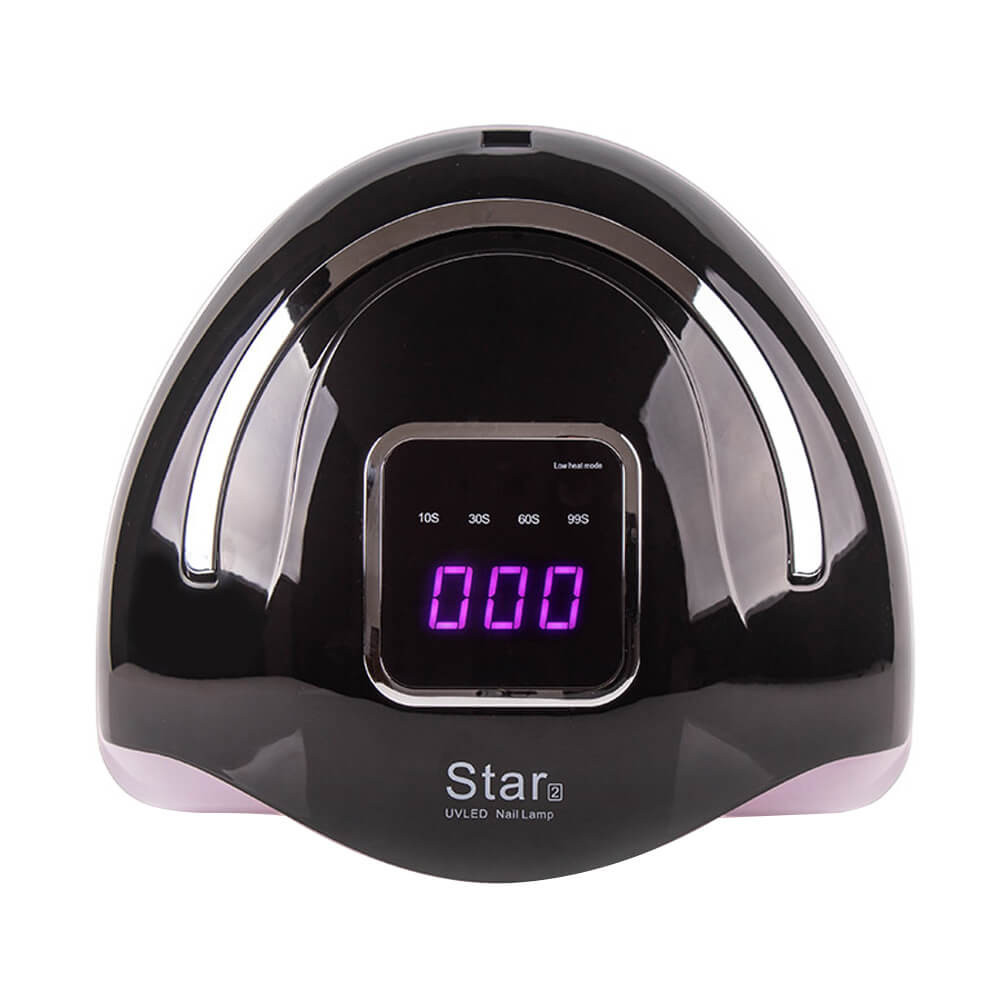 LED/UV Лампа STAR 2 гибридная (с дисплеем) черная 72 Вт с ручкой  Фото 2 
