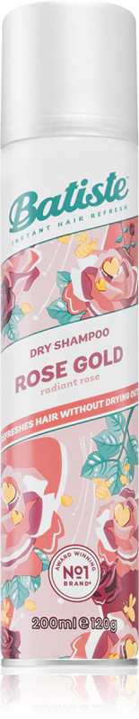 Сухий шампунь Rose Gold Batiste, 200 мл