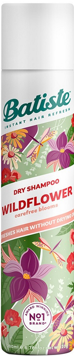 Сухий шампунь Wild Flower Batiste, 200 мл