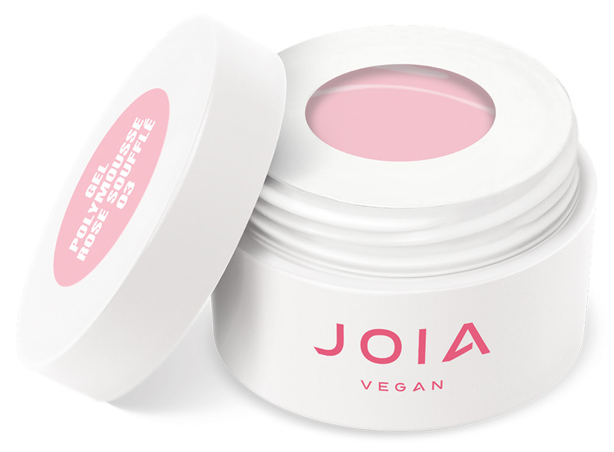 Акригель муссовый Polymousse Gel 03 Rose Soufflé JOIA vegan, 15 мл  Фото 2 