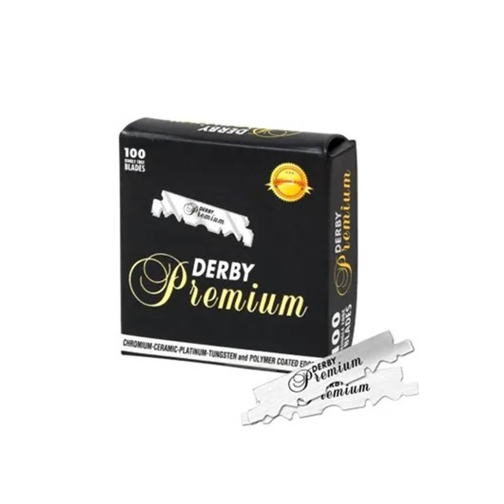 Леза-половинки Derby Premium Half Blades 100 pcs TM Derby