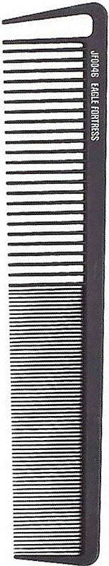 Гребінець чорний Carbon 21,5х4,1 Fortress