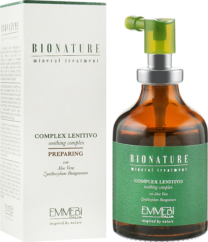 Спрей успокаивающий для кожи головы BioNature Complex Lenitivo Emmebi, 50 мл  Фото 2 