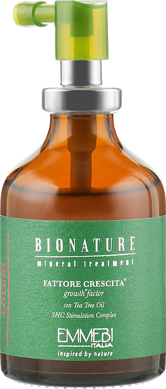 Лосьон для роста волос BioNature Mineral Treatment Growth Factor Lotion Emmebi, 50 мл