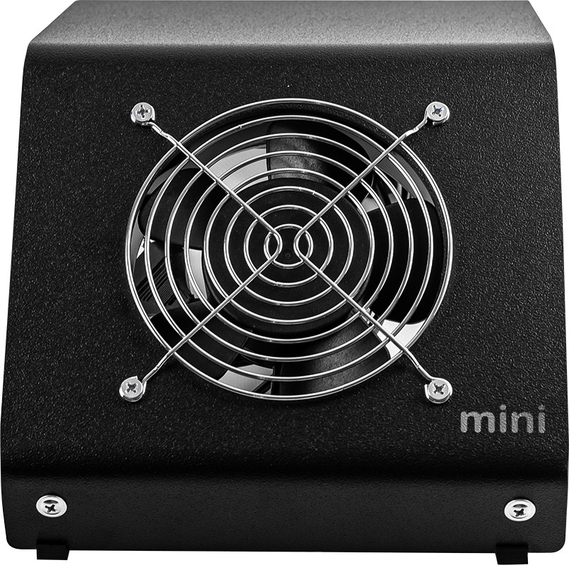 Переносна витяжка для манікюру та педикюру з мішком Ülka Mini Чорна 