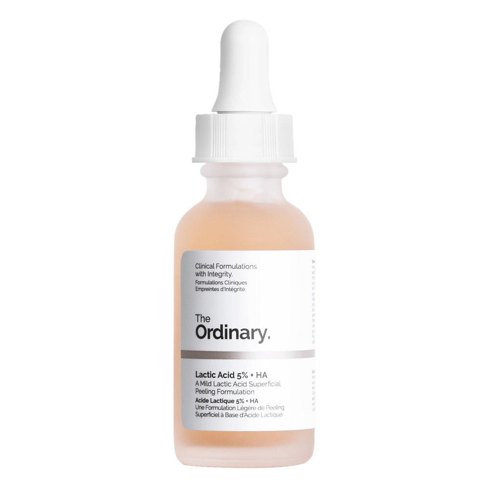 Пилинг для лица с молочной кислотой Lactic Acid 5% + HA The Ordinary, 30 мл
